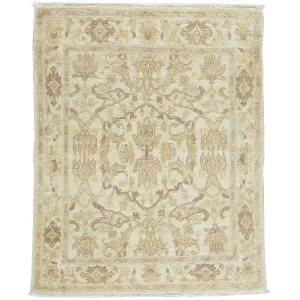 Hand-Knotted Chobi Oushak Design Wool Rug (Size 4.0 X 4.10) Brral-630