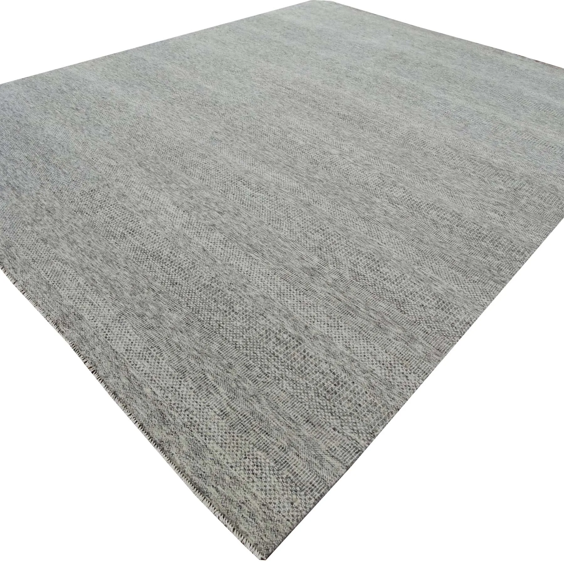 Hand-Knotted Contemporary Modern Abstract Oriental Handmade Rug (Size 12.2 X 15.4) Cwral-10593