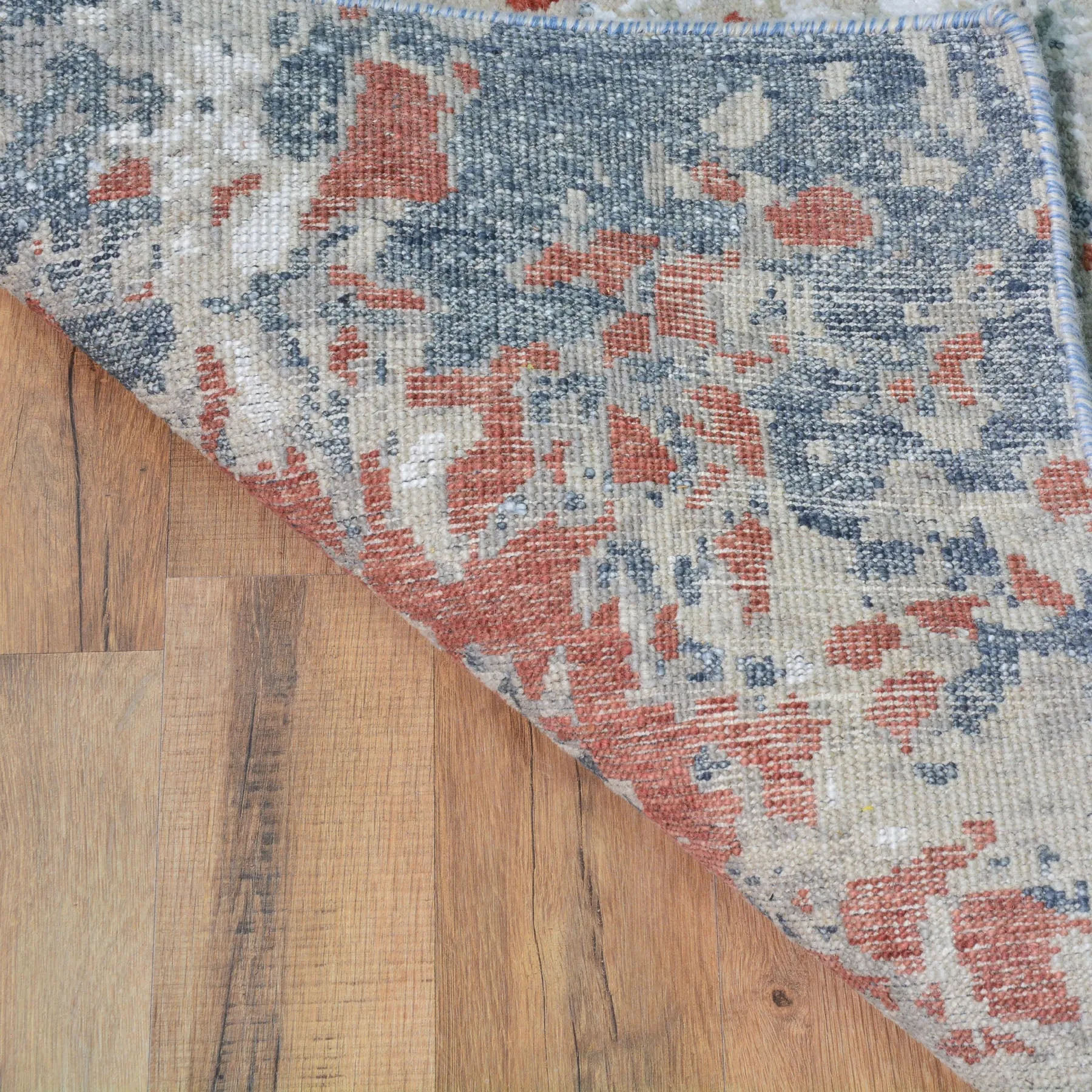 Hand-Knotted Contemporary Modern Abstract Wool Handmade Rug (Size 4.0 X 6.0) Cwral-9084
