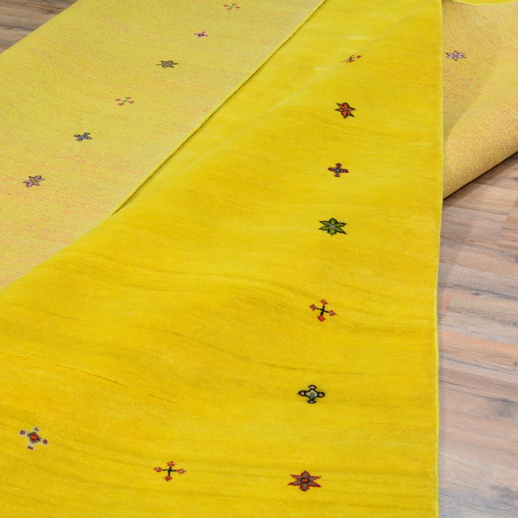 Hand-Knotted Contemporary Modern Lori Gabbeh Wool Handmade Rug (Size 8.1 X 10.1) Cwral-9141