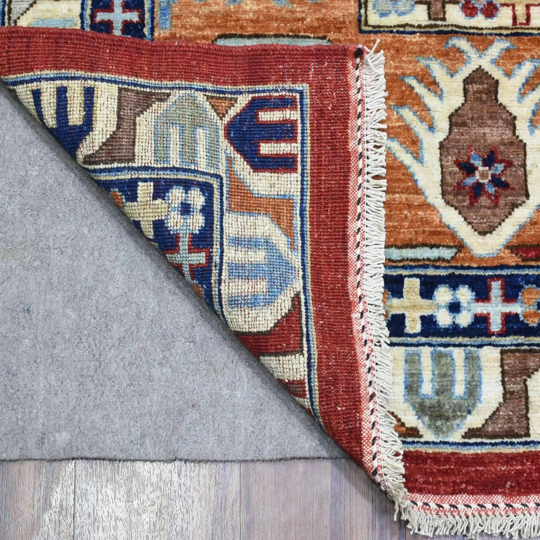 Hand-Knotted Ersari Tribal Design Handmade Wool Traditional Rug (Size 9.2 X 12.0) Cwral-9852