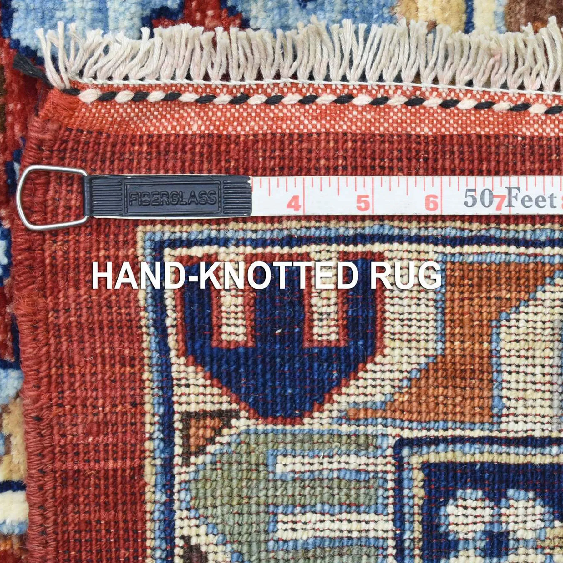 Hand-Knotted Ersari Tribal Design Handmade Wool Traditional Rug (Size 9.2 X 12.0) Cwral-9852