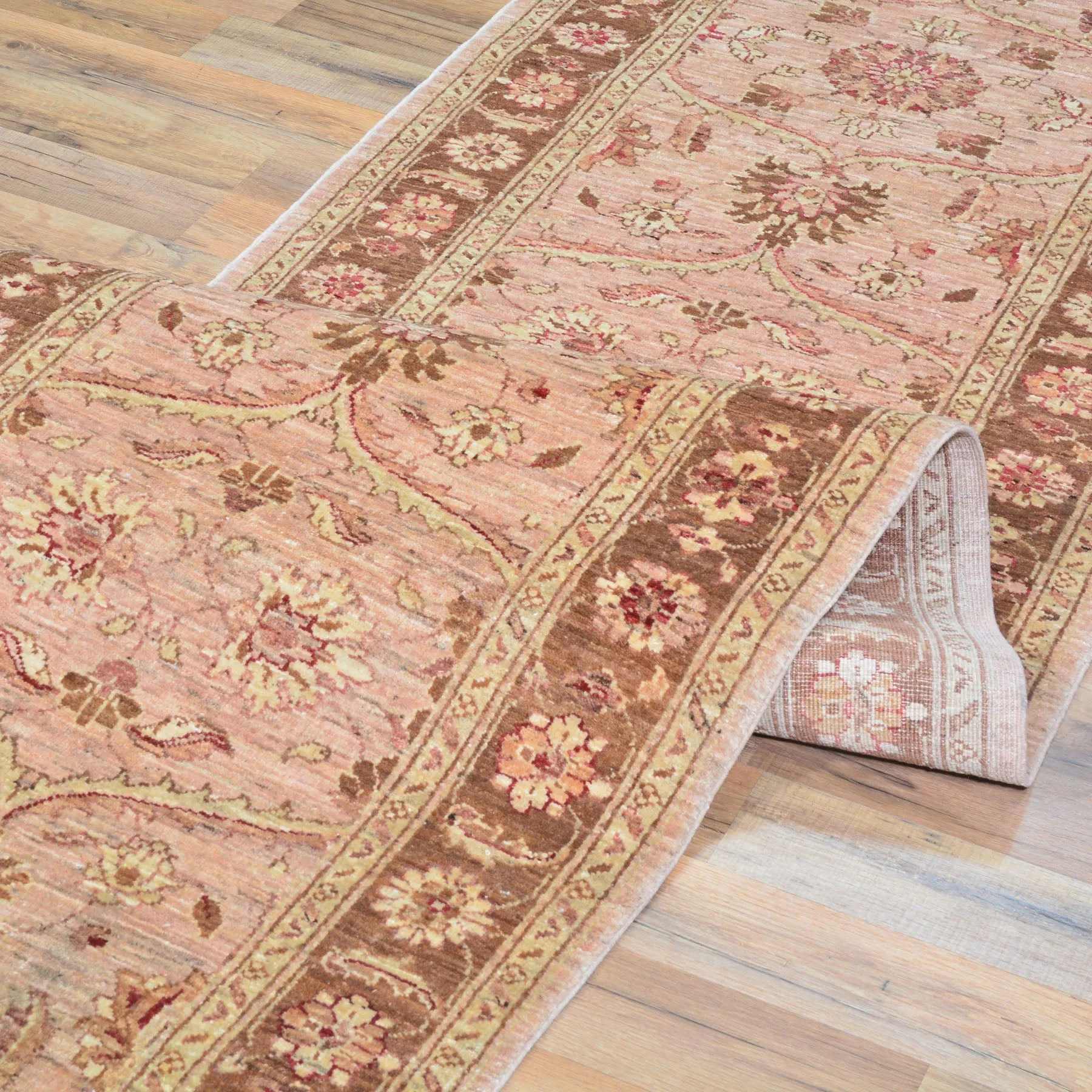 Hand-Knotted Fine Afghan Chobi Traditional Tribal 100% Wool Rug (Size 2.7 X 10.2) Brral-1533