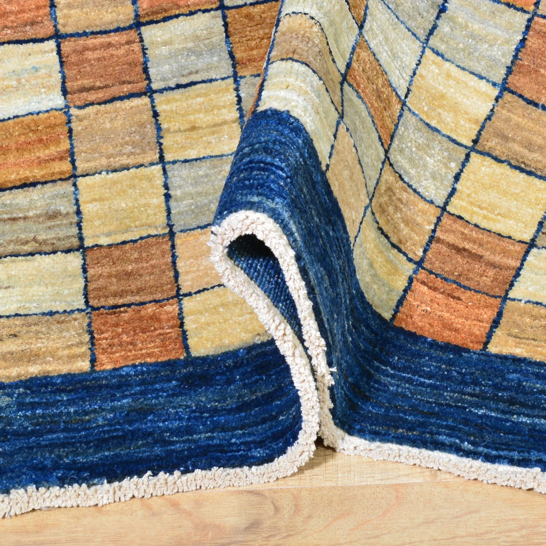 Hand-Knotted Fine Traditional Peshawar Gabbeh Design Wool Rug (Size 3.1 X 4.7) Brral-2496