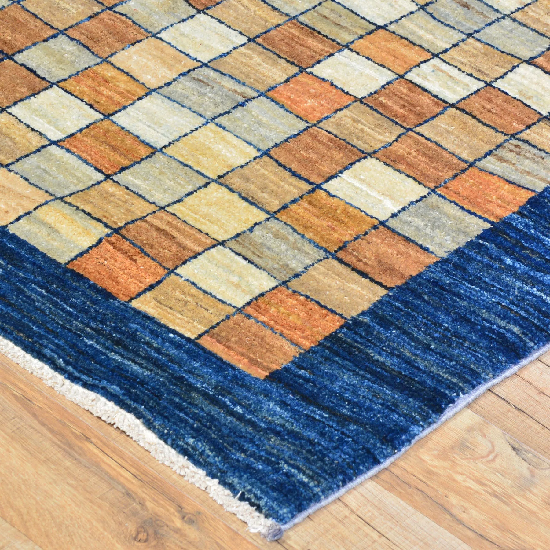 Hand-Knotted Fine Traditional Peshawar Gabbeh Design Wool Rug (Size 3.1 X 4.7) Brral-2496