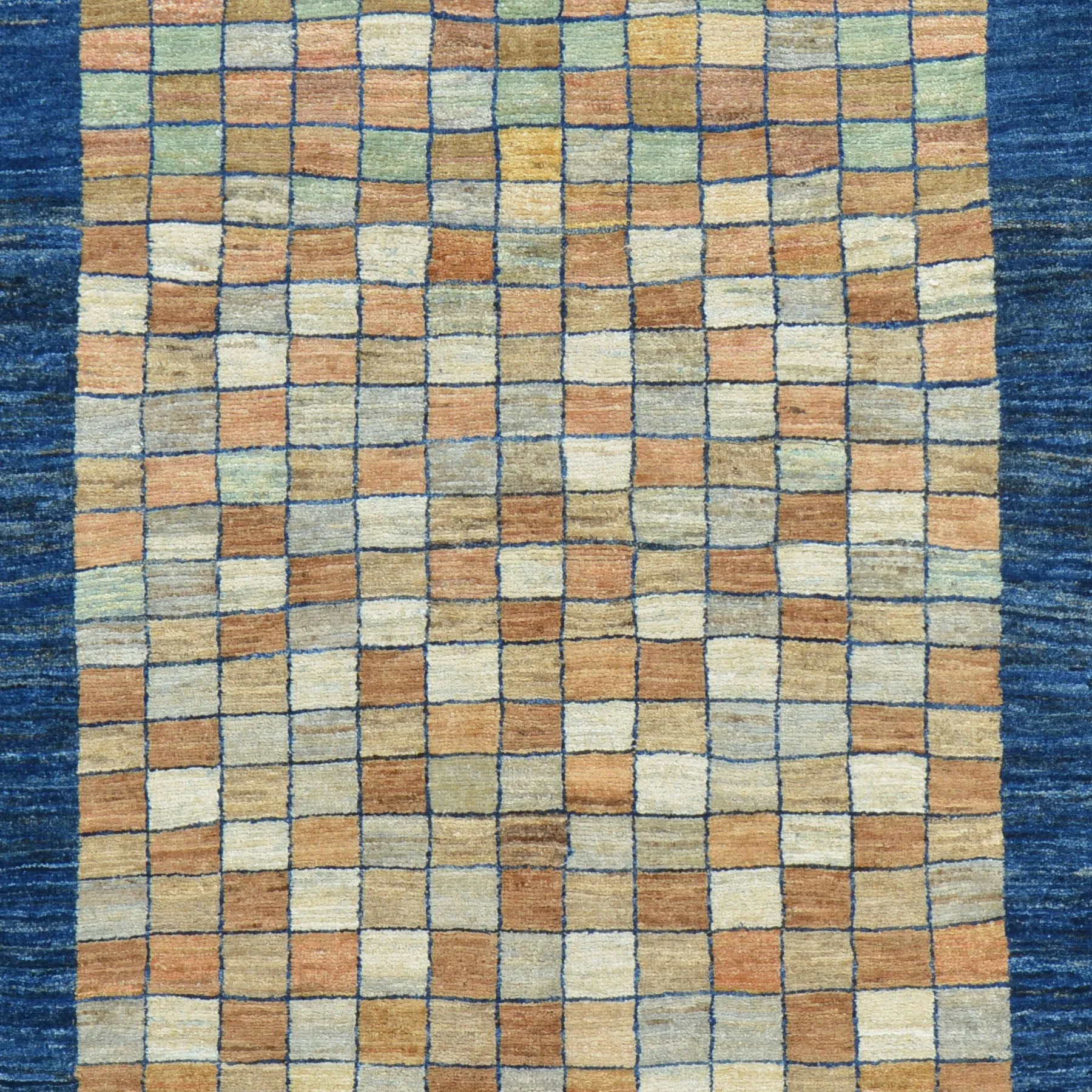 Hand-Knotted Fine Traditional Peshawar Gabbeh Design Wool Rug (Size 3.1 X 4.7) Brral-2496