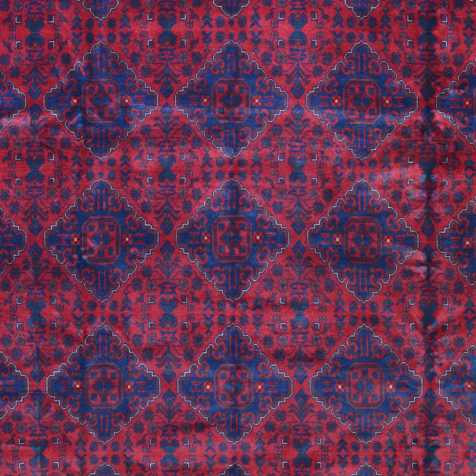 Hand-Knotted Fine Tribal Khal Mohammadi Wool Rug (Size 9.9 X 13.3) Cwral-7185