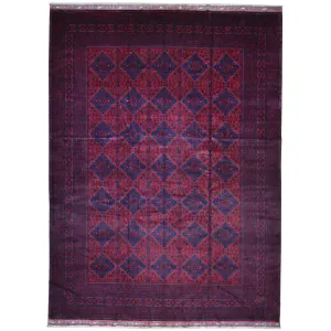 Hand-Knotted Fine Tribal Khal Mohammadi Wool Rug (Size 9.9 X 13.3) Cwral-7185