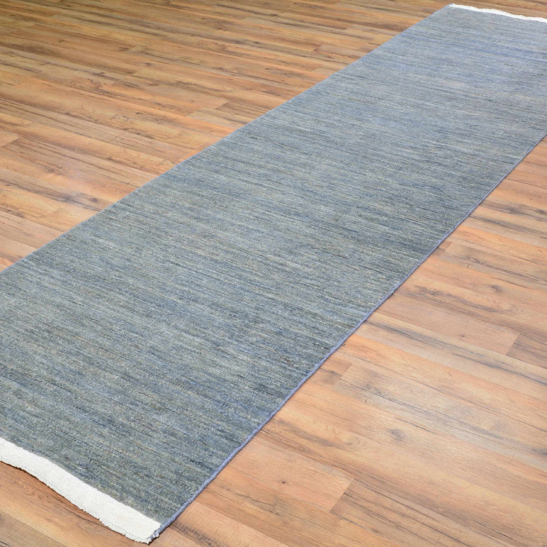 Hand-Knotted Gabbeh Contemporary Handmade Wool Rug (Size 2.8 X 10.1) Cwral-8739