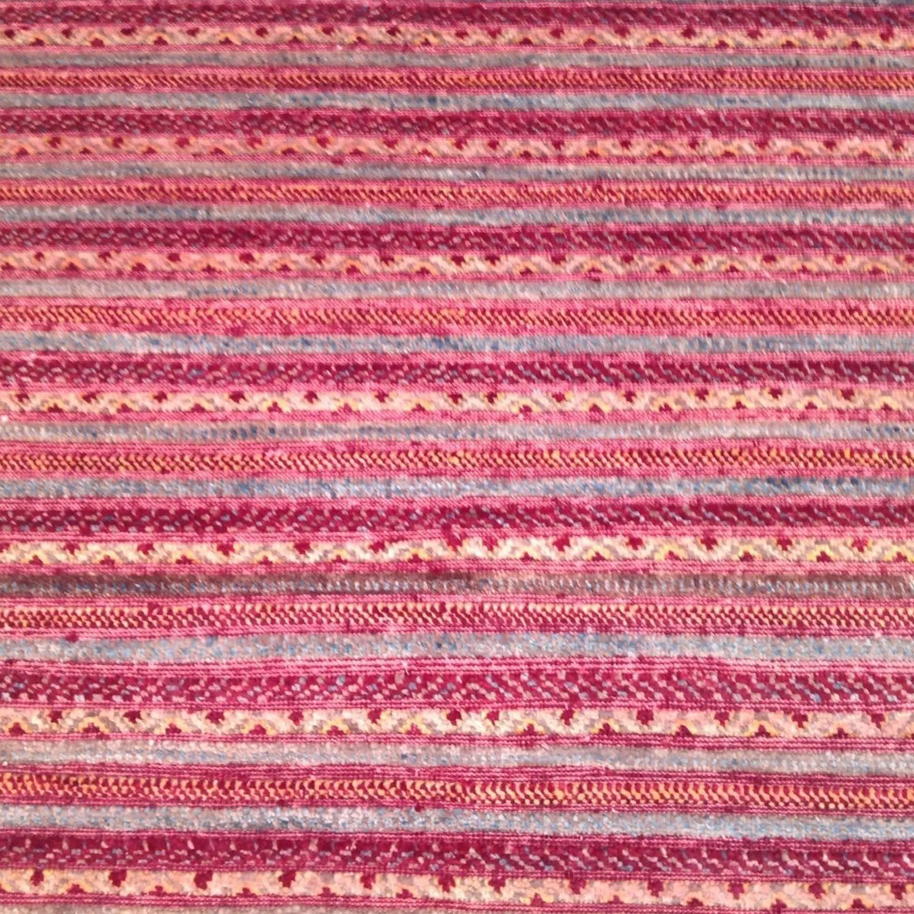 Hand-Knotted Gabbeh Striped Design Wool Handmade Rug (Size 4.0 X 6.0) Brral-660
