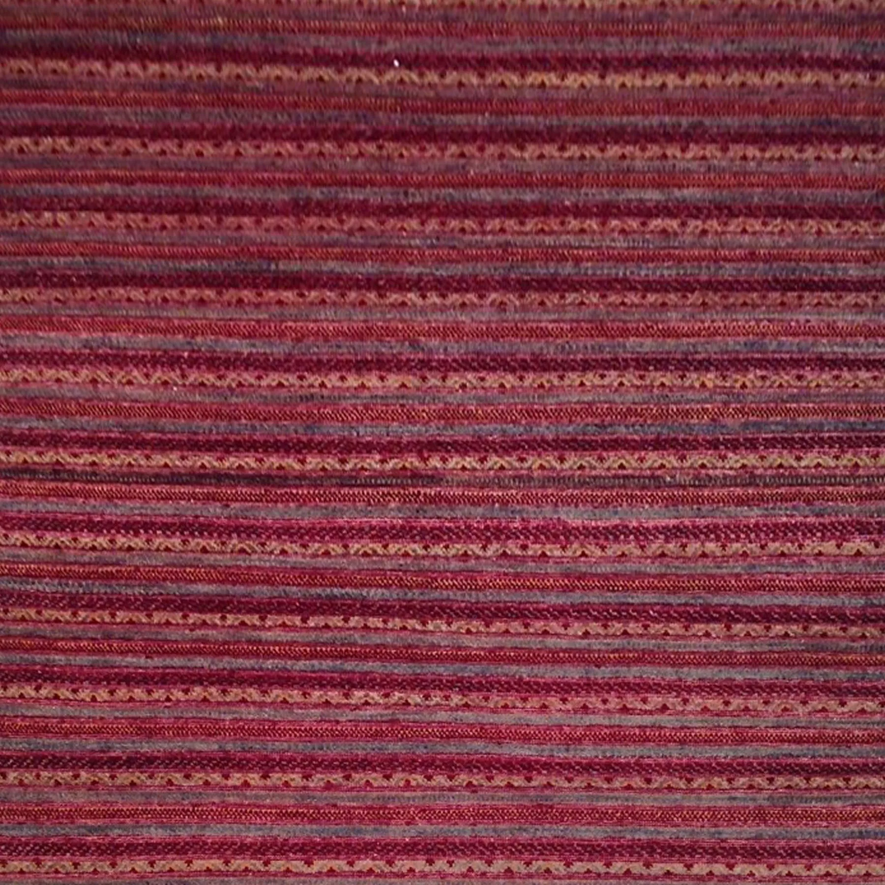 Hand-Knotted Gabbeh Striped Design Wool Handmade Rug (Size 4.0 X 6.0) Brral-660