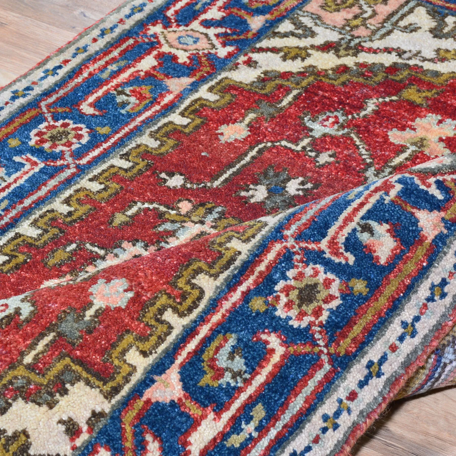 Hand-Knotted Heriz Serapi Design Handmade Wool Rug (Size 3.1 X 5.2) Brral-4272