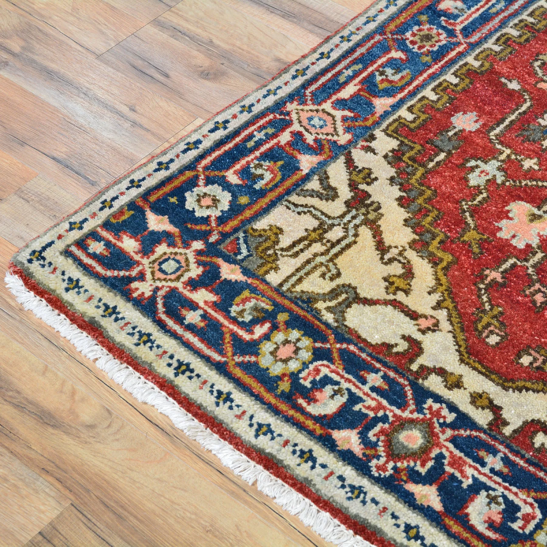 Hand-Knotted Heriz Serapi Design Handmade Wool Rug (Size 3.1 X 5.2) Brral-4272