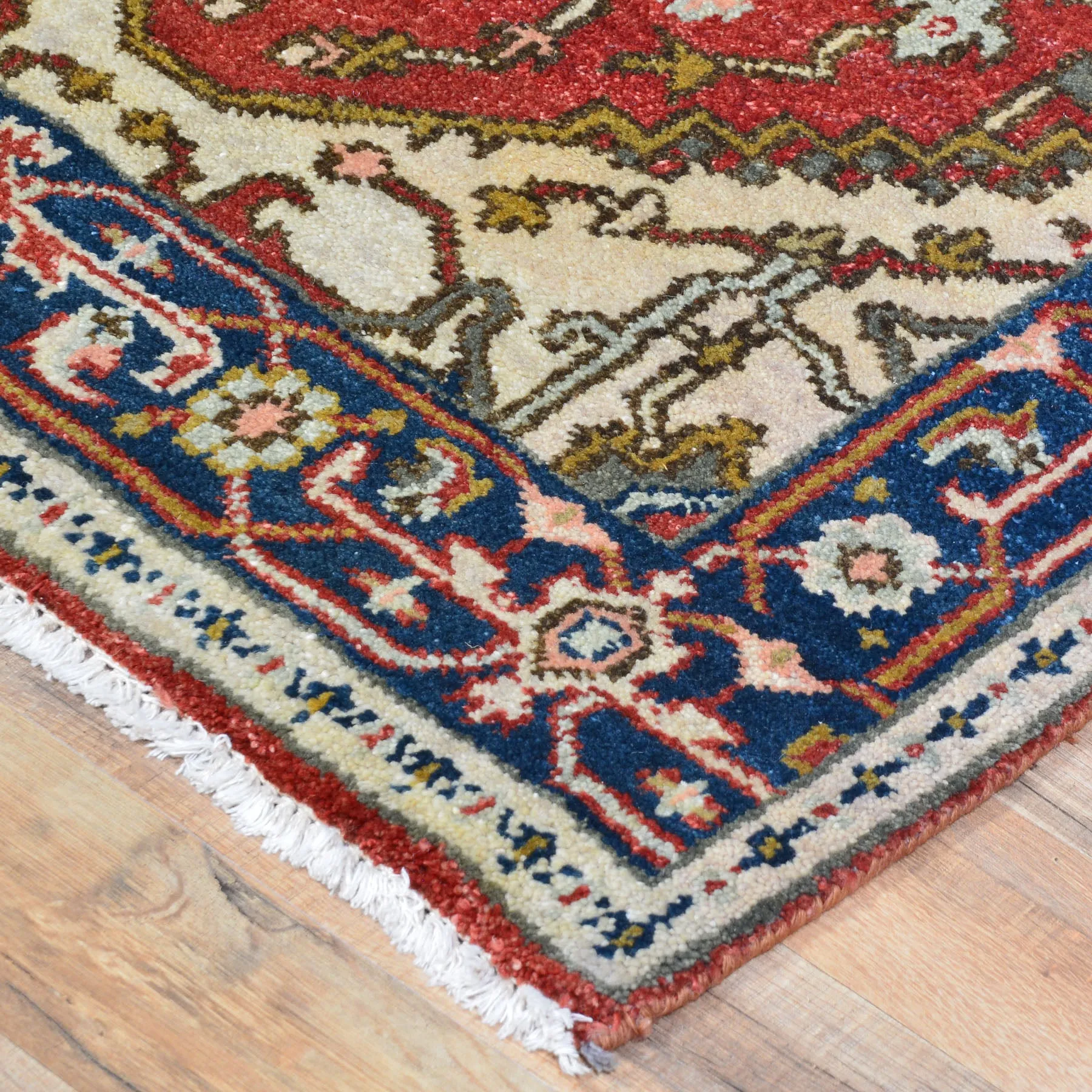 Hand-Knotted Heriz Serapi Design Handmade Wool Rug (Size 3.1 X 5.2) Brral-4272