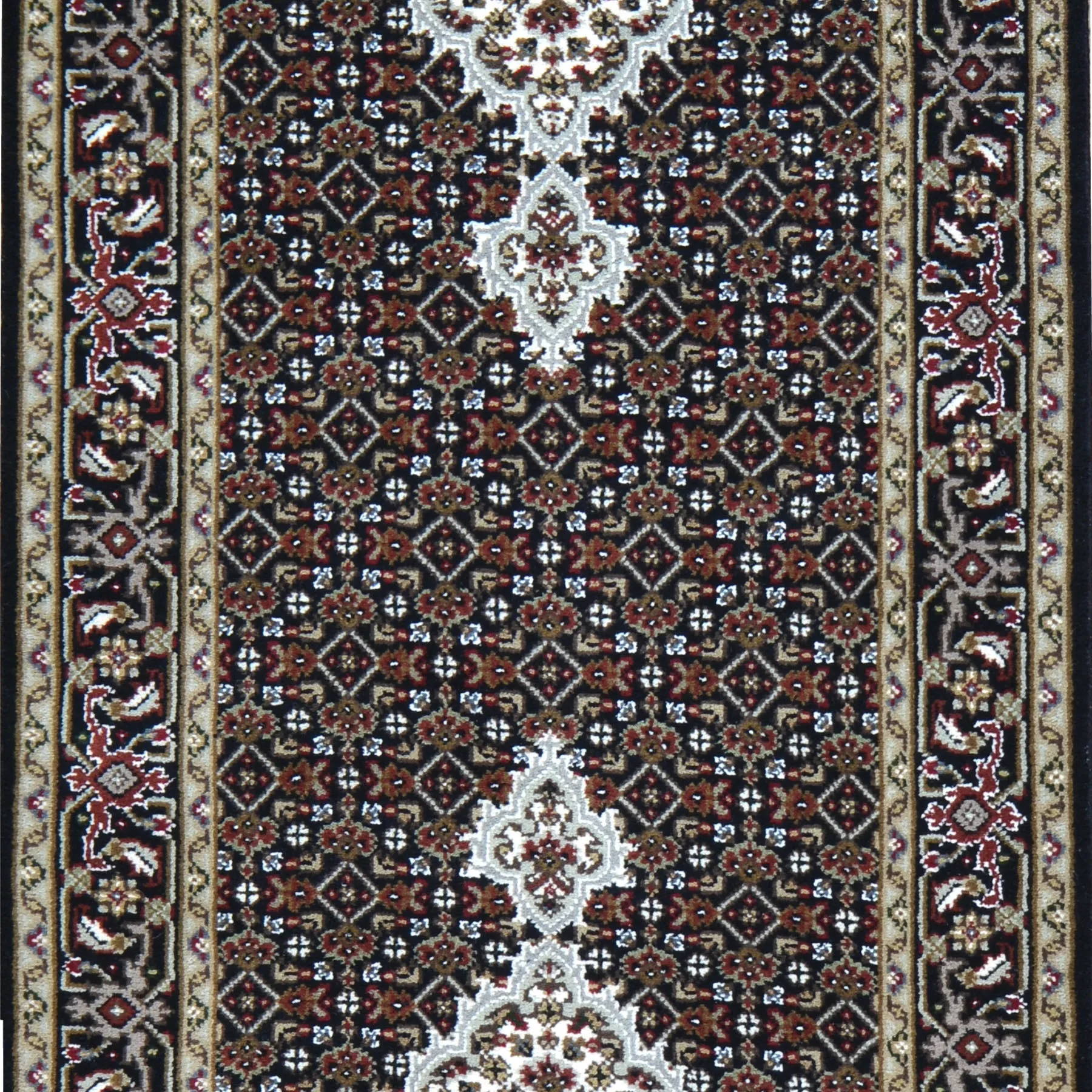 Hand-Knotted Indo Traditional Classic Design Rug (Size 2.6 X 8.2) Brral-4512