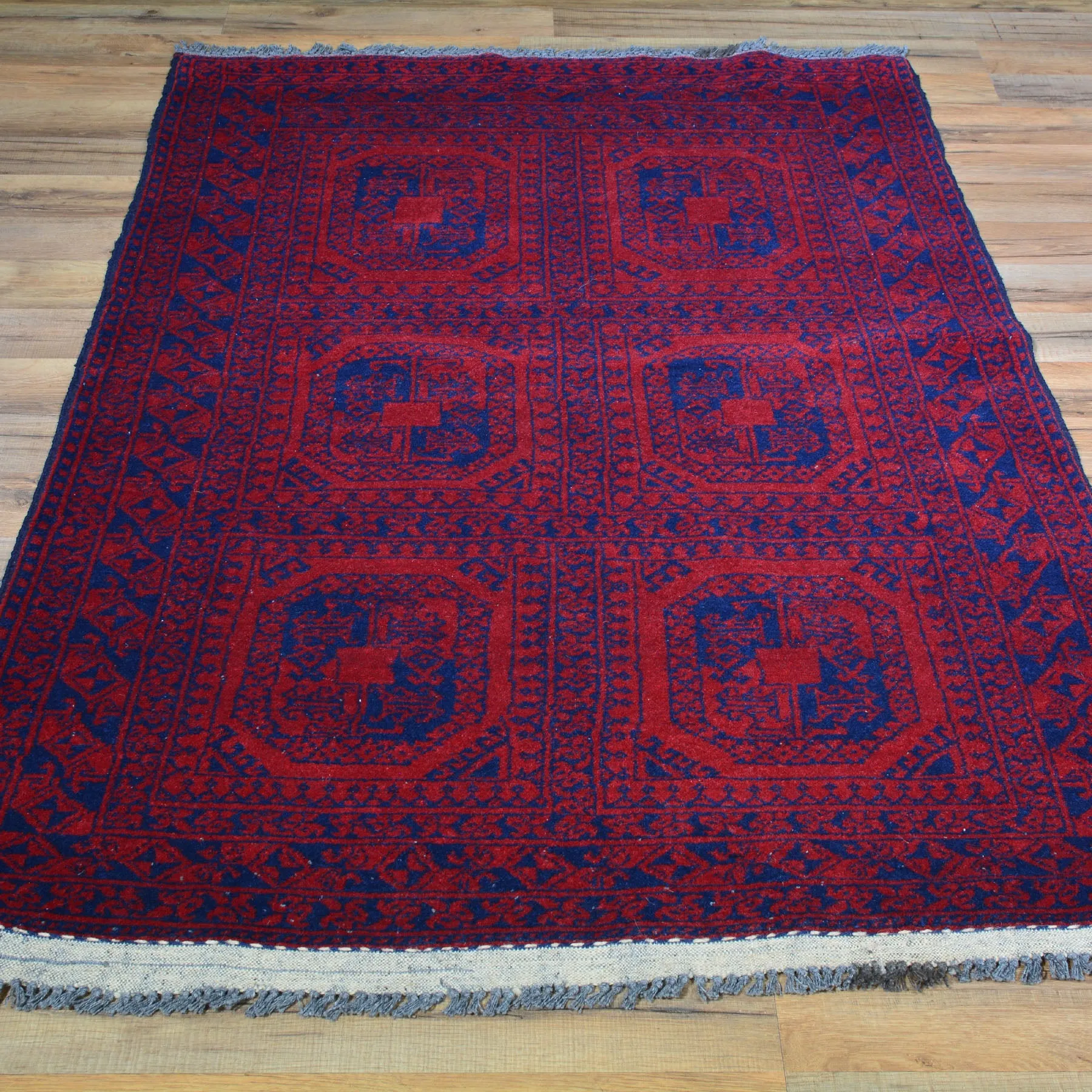 Hand-Knotted Khal Mohamadi Tribal Design Handmade Wool Rug (Size 3.3 X 5.0) Brral-4734