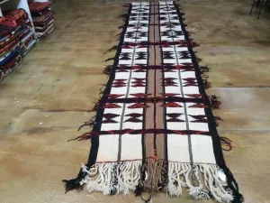 Hand-Knotted Kurdish Runner Tribal Design 100% Wool (Size 3.3 X 16.3) Brrsf-1230