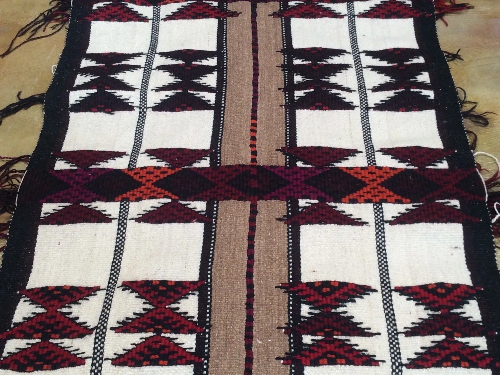 Hand-Knotted Kurdish Runner Tribal Design 100% Wool (Size 3.3 X 16.3) Brrsf-1230
