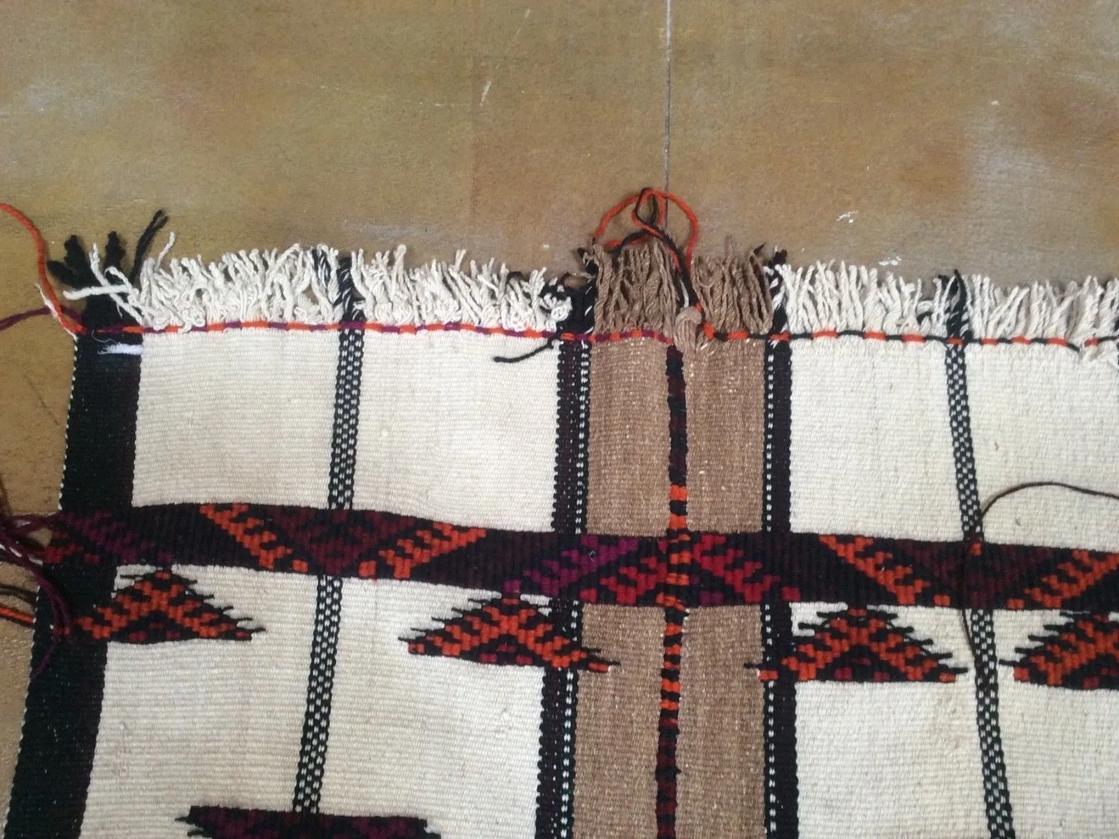 Hand-Knotted Kurdish Runner Tribal Design 100% Wool (Size 3.3 X 16.3) Brrsf-1230