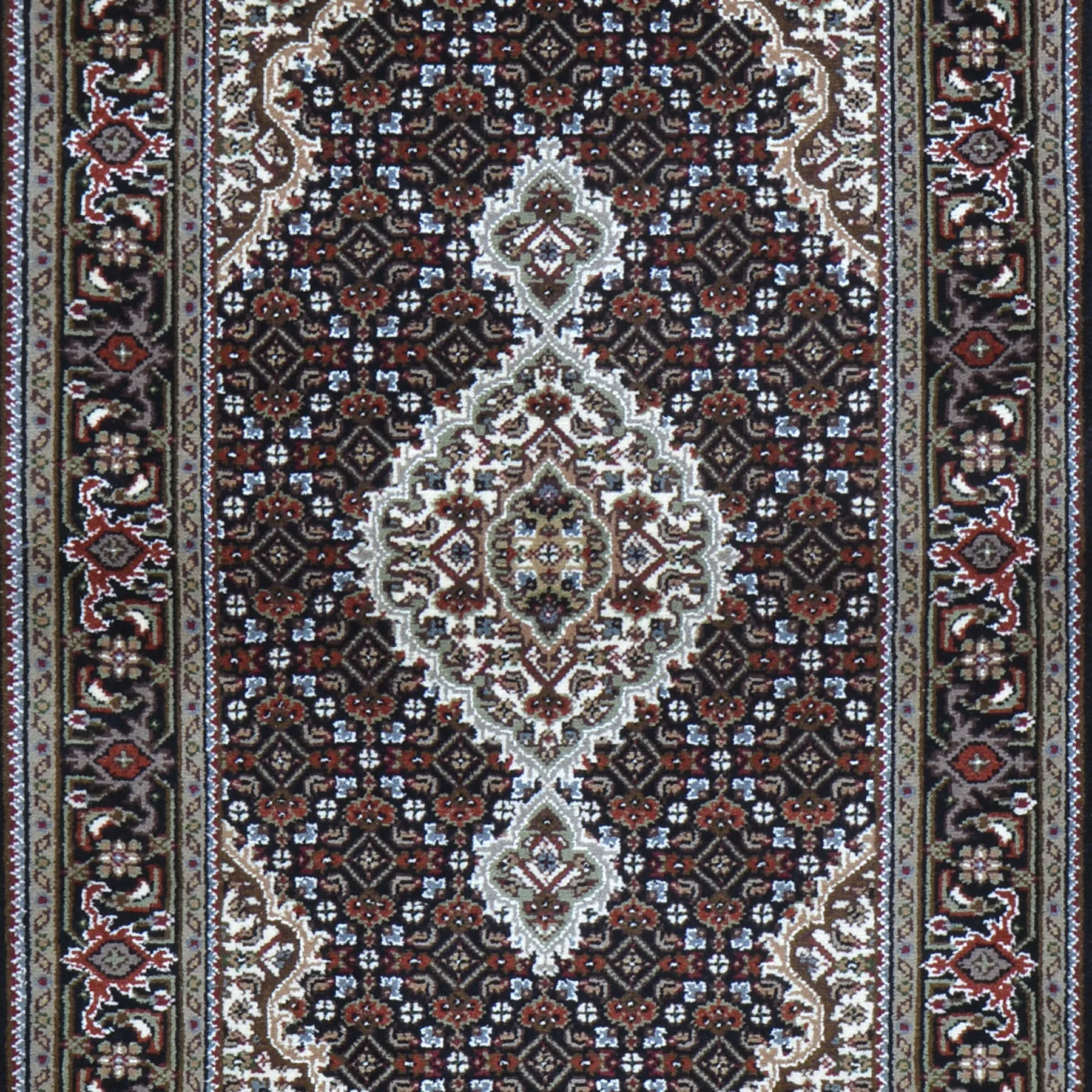 Hand-Knotted Mahi Design Handmade Wool Rug (Size 3.0 X 4.10) Cwral-10851