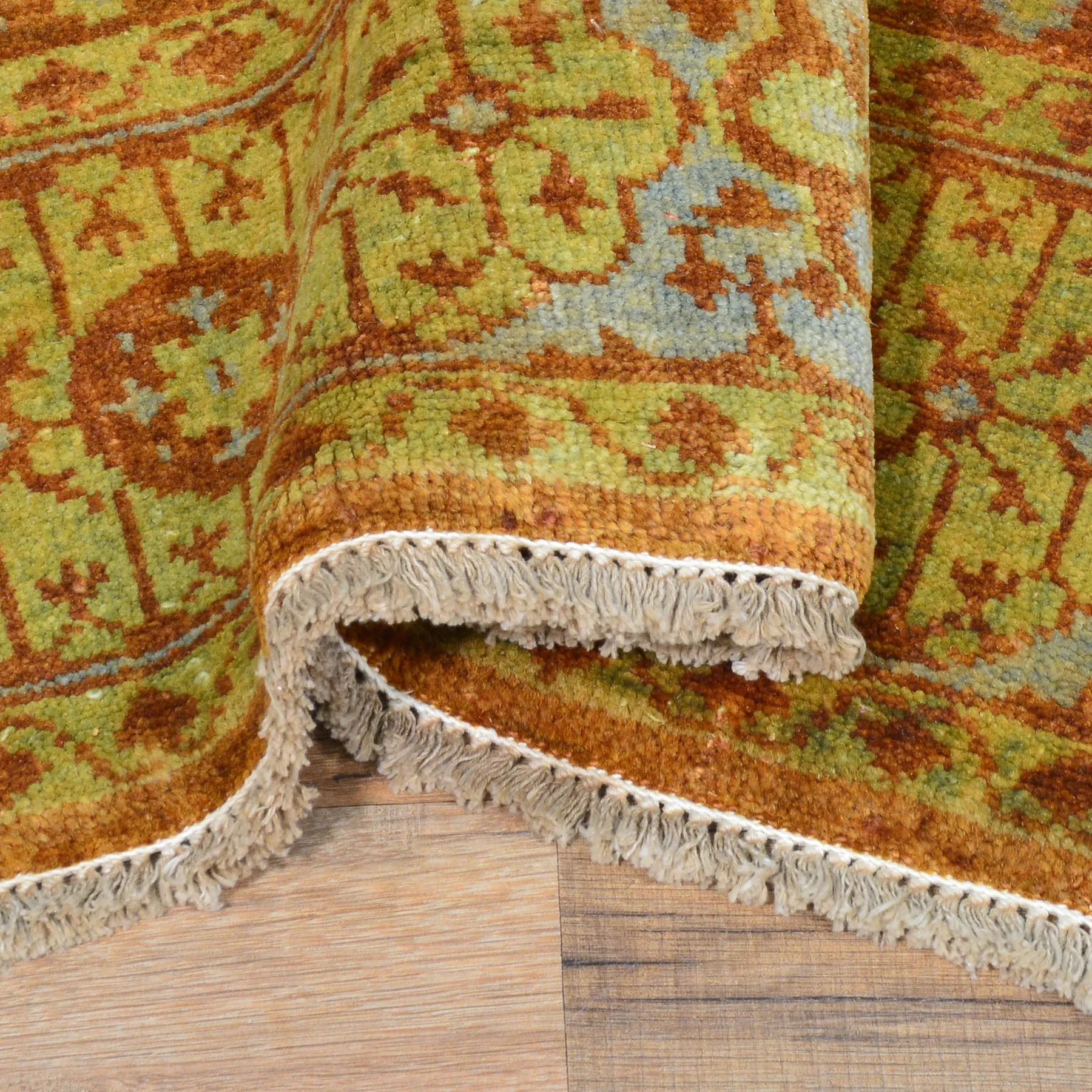 Hand-Knotted Mamluk Egyptian Design Wool Rug (Size 3.8 X 5.7) Cwral-9111
