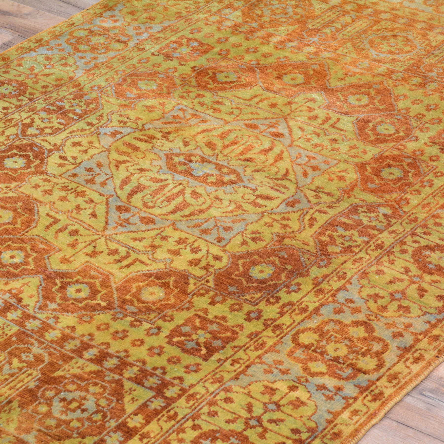 Hand-Knotted Mamluk Egyptian Design Wool Rug (Size 3.8 X 5.7) Cwral-9111