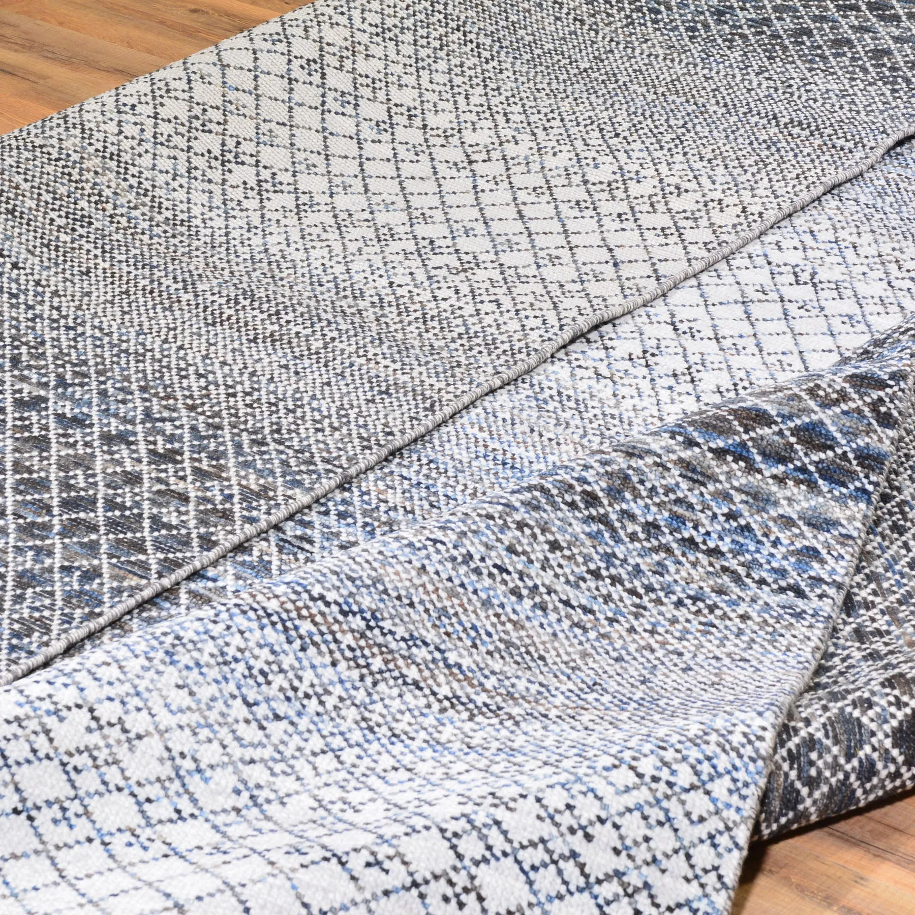 Hand-Knotted Modern Design Handmade Wool Rug (Size 9.3 X 11.8) Cwral-7974