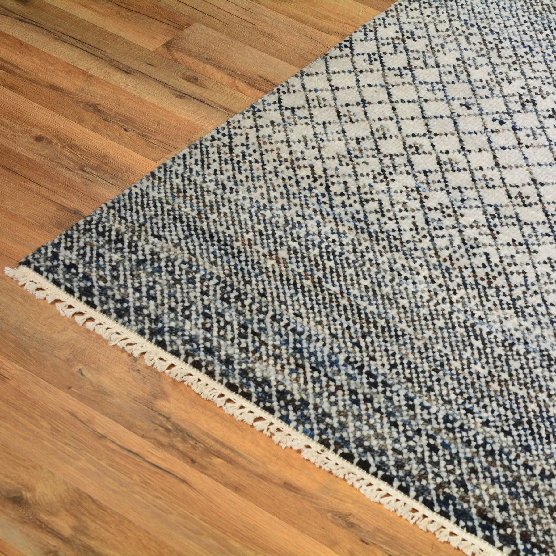 Hand-Knotted Modern Design Handmade Wool Rug (Size 9.3 X 11.8) Cwral-7974