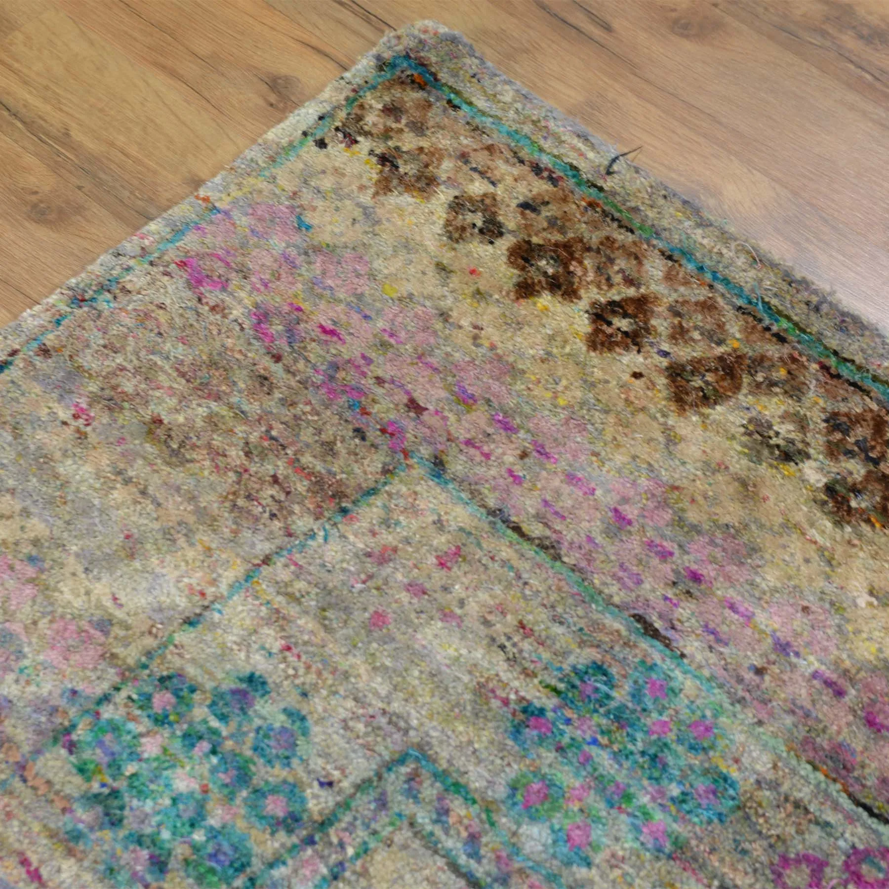 Hand-Knotted Modern Design Oriental Sari Silk Handmade Rug (Size 8.0 X 10.2) Brral-1062