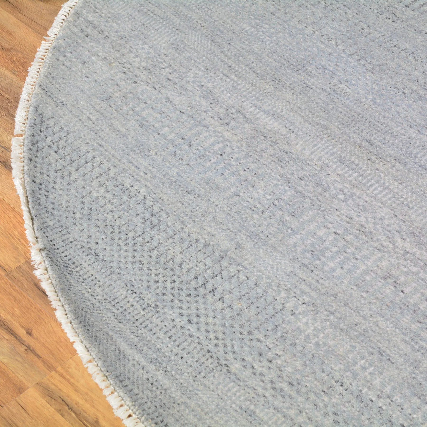Hand-Knotted Modern Design Round Handmade Round Rug (Size 6.0 X 6.0) Cwral-7509