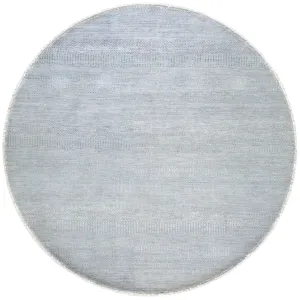 Hand-Knotted Modern Design Round Handmade Round Rug (Size 6.0 X 6.0) Cwral-7509