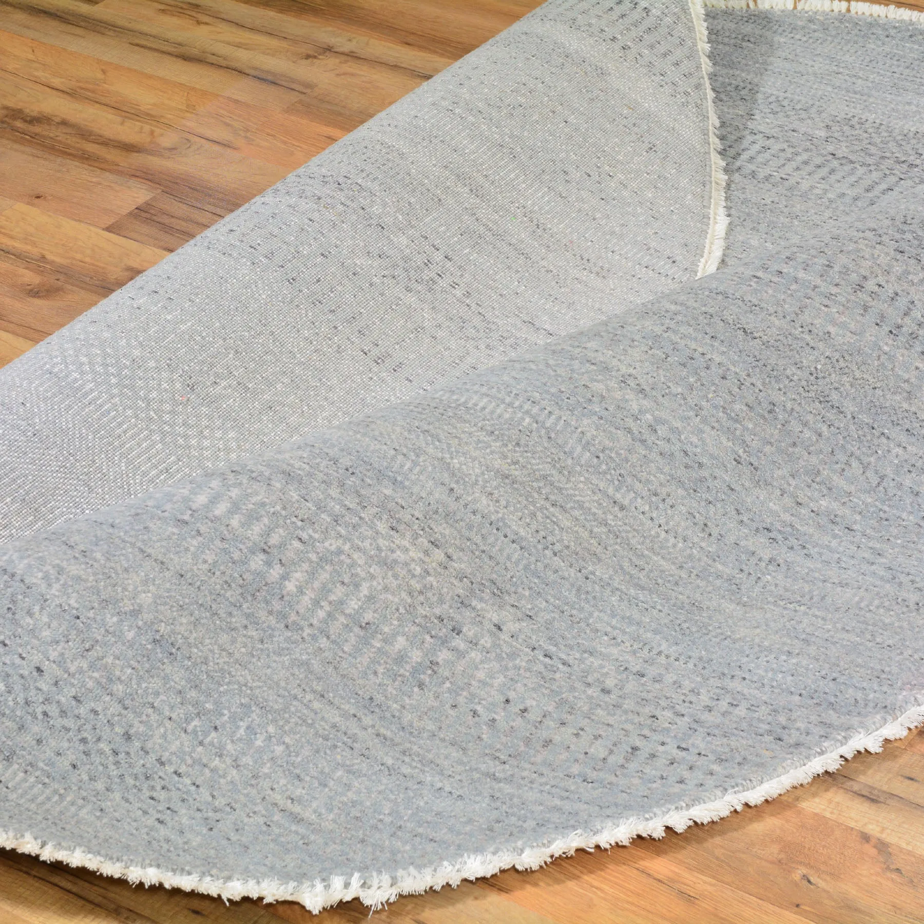 Hand-Knotted Modern Design Round Handmade Round Rug (Size 6.0 X 6.0) Cwral-7509