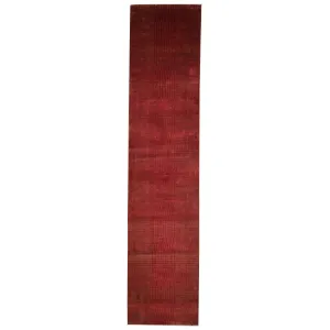 Hand-Knotted Modern Gabbeh Design Handmade 100% Wool Rug (Size 2.3 X 13.0) Cwral-4641