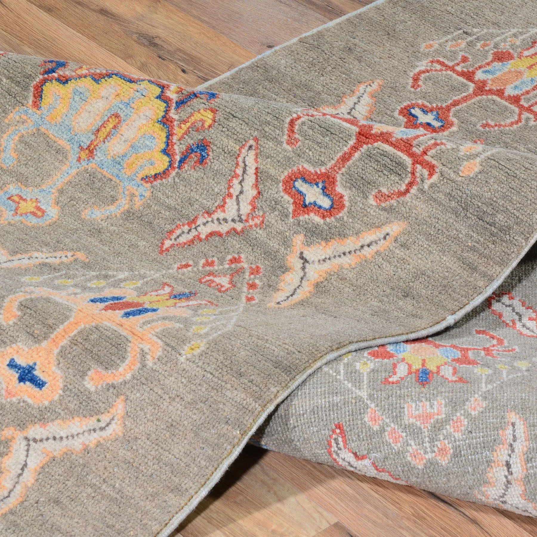 Hand-Knotted Modern Kazak Design 100% Wool Rug Handmade (Size 2.7 X 9.8) Brral-1845