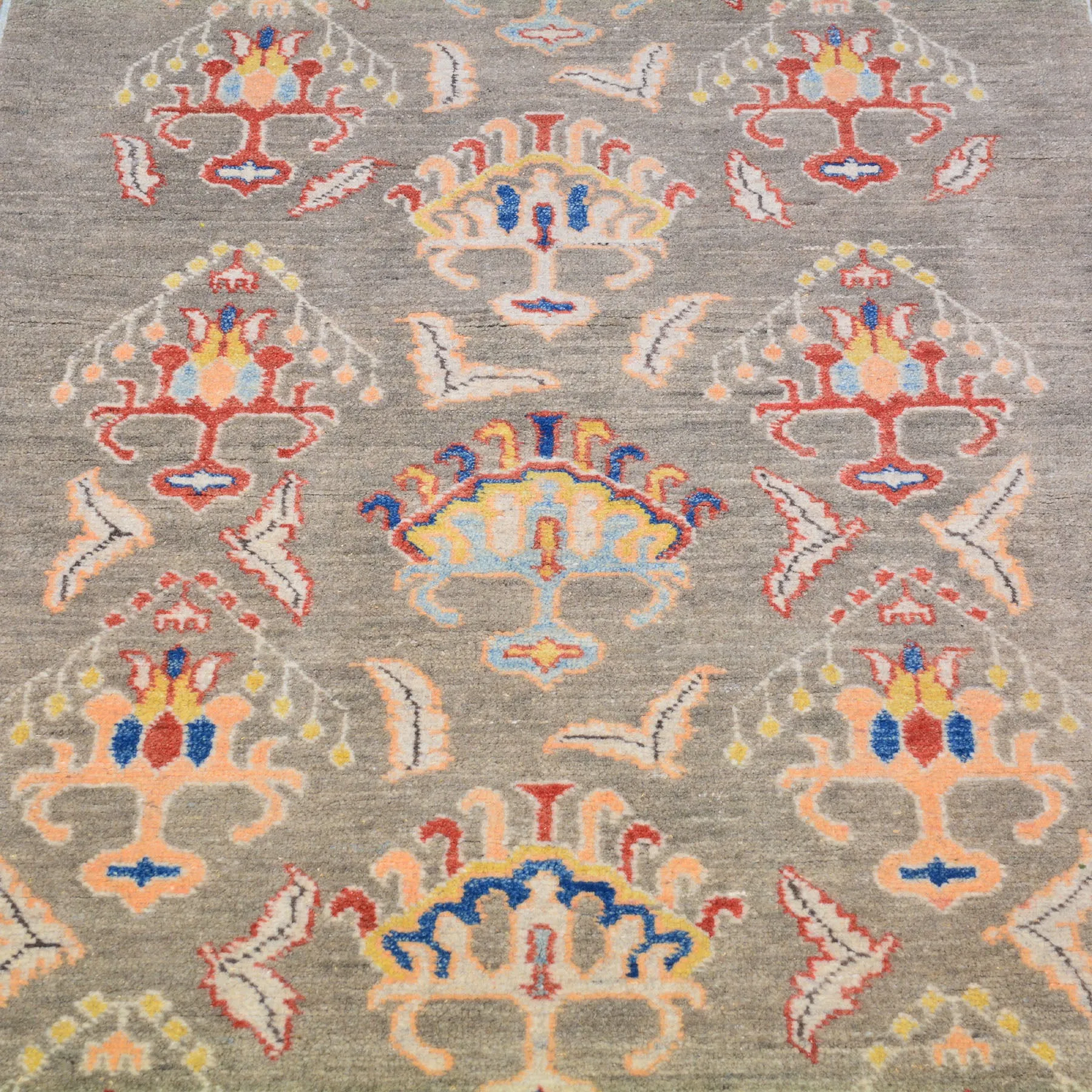Hand-Knotted Modern Kazak Design 100% Wool Rug Handmade (Size 2.7 X 9.8) Brral-1845