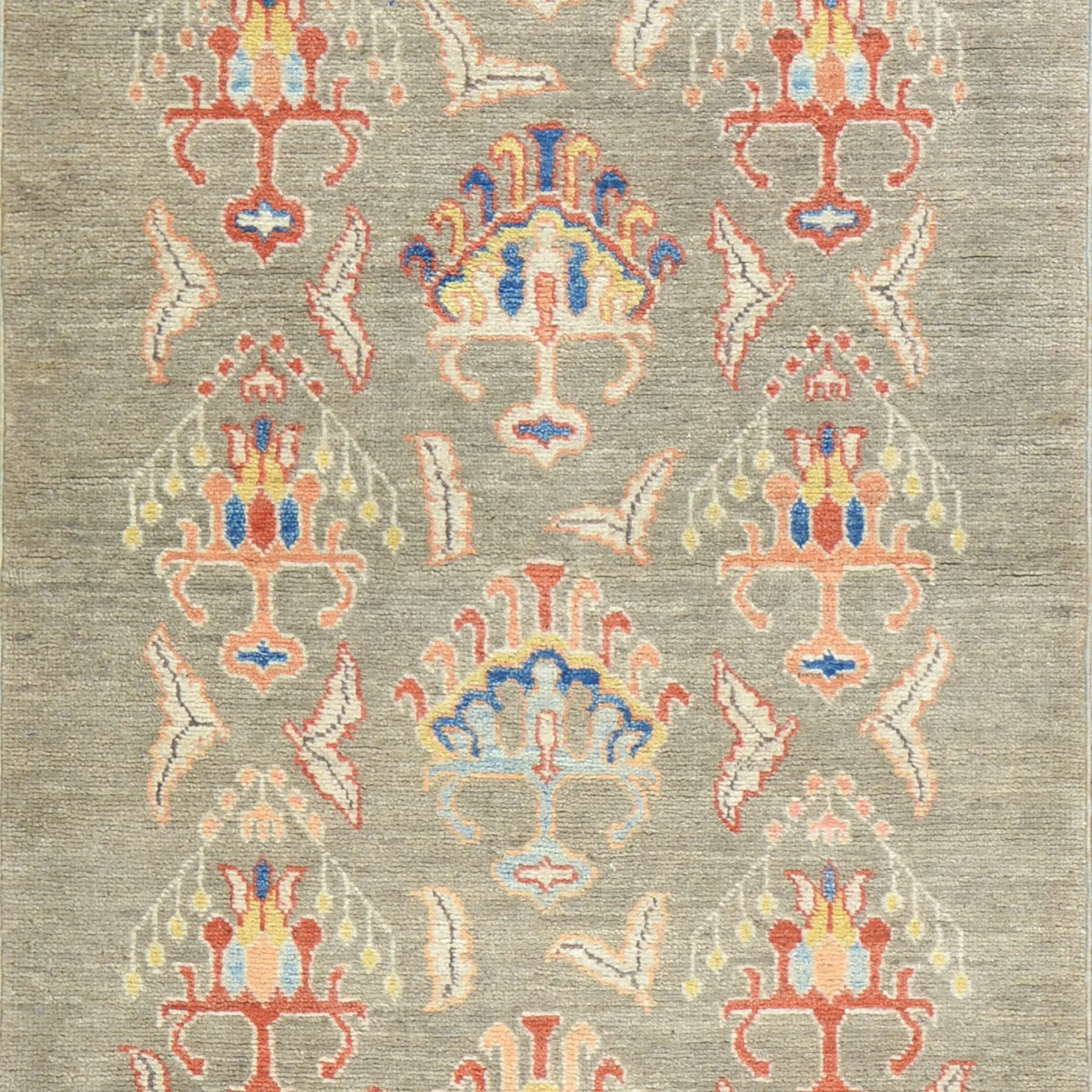 Hand-Knotted Modern Kazak Design 100% Wool Rug Handmade (Size 2.7 X 9.8) Brral-1845
