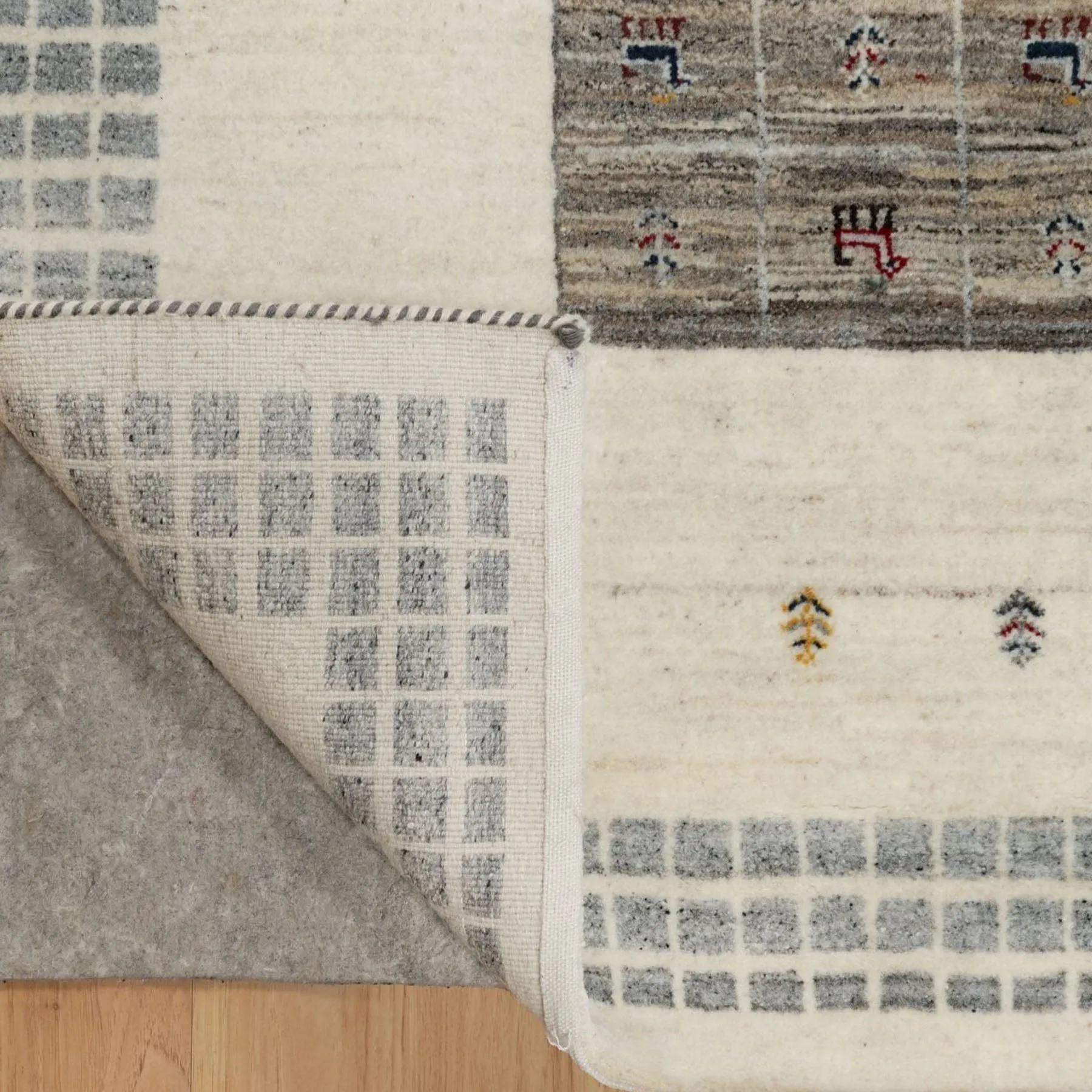 Hand-Knotted Modern Lori Gabbeh Design Wool Handmade Rug (Size 6.2 x 9.3) Cwral-11106