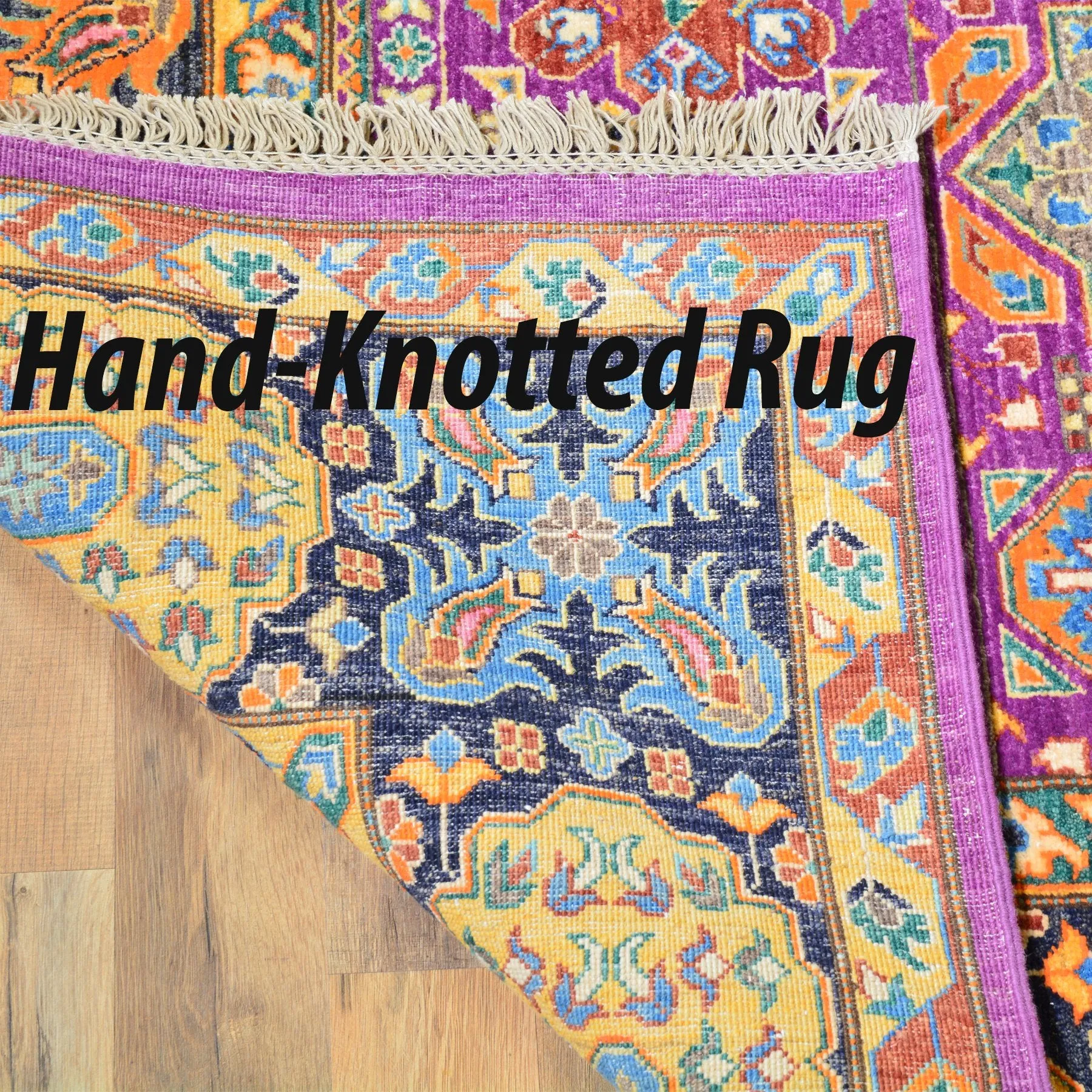Hand-Knotted Oriental Mamluk Design Wool Rug (Size 9.9 X 13.11) Brral-6447