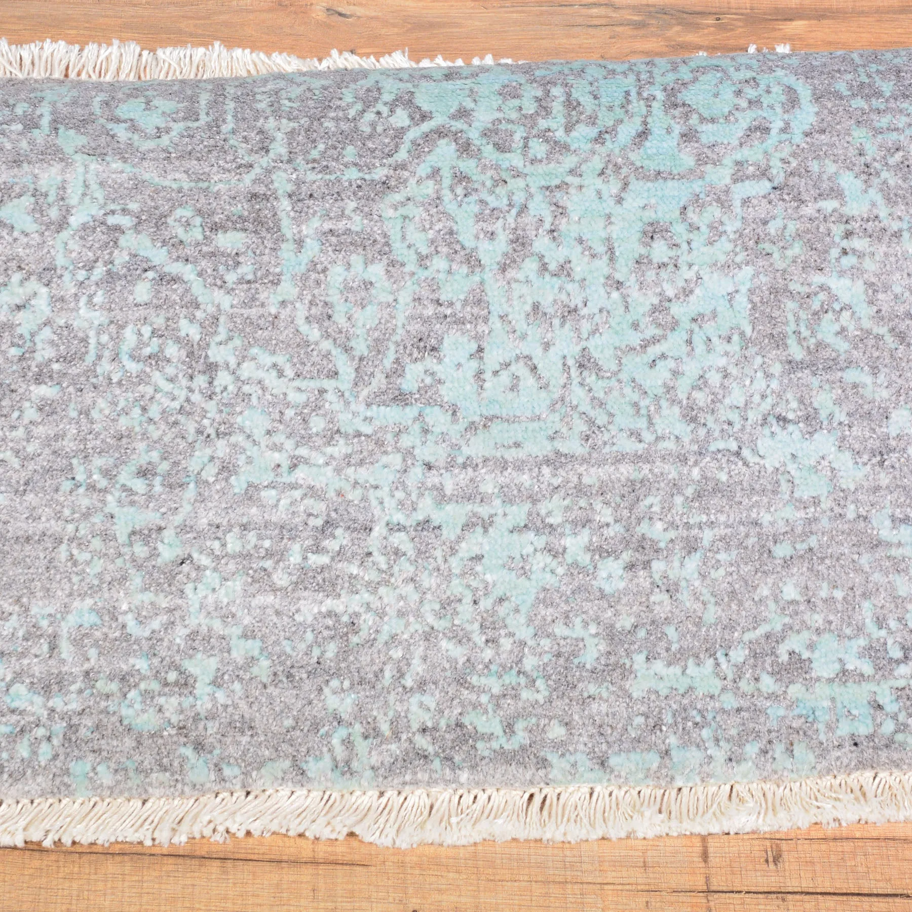 Hand-Knotted Oriental Modern Design Handmade Wool & Silk  Rug (Size 2.0 X 3.1) Cwral-8007