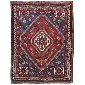 Hand-Knotted Oriental Persia Tribal Wool Rug (Size 3.11 X 5.3) Cwral-7800