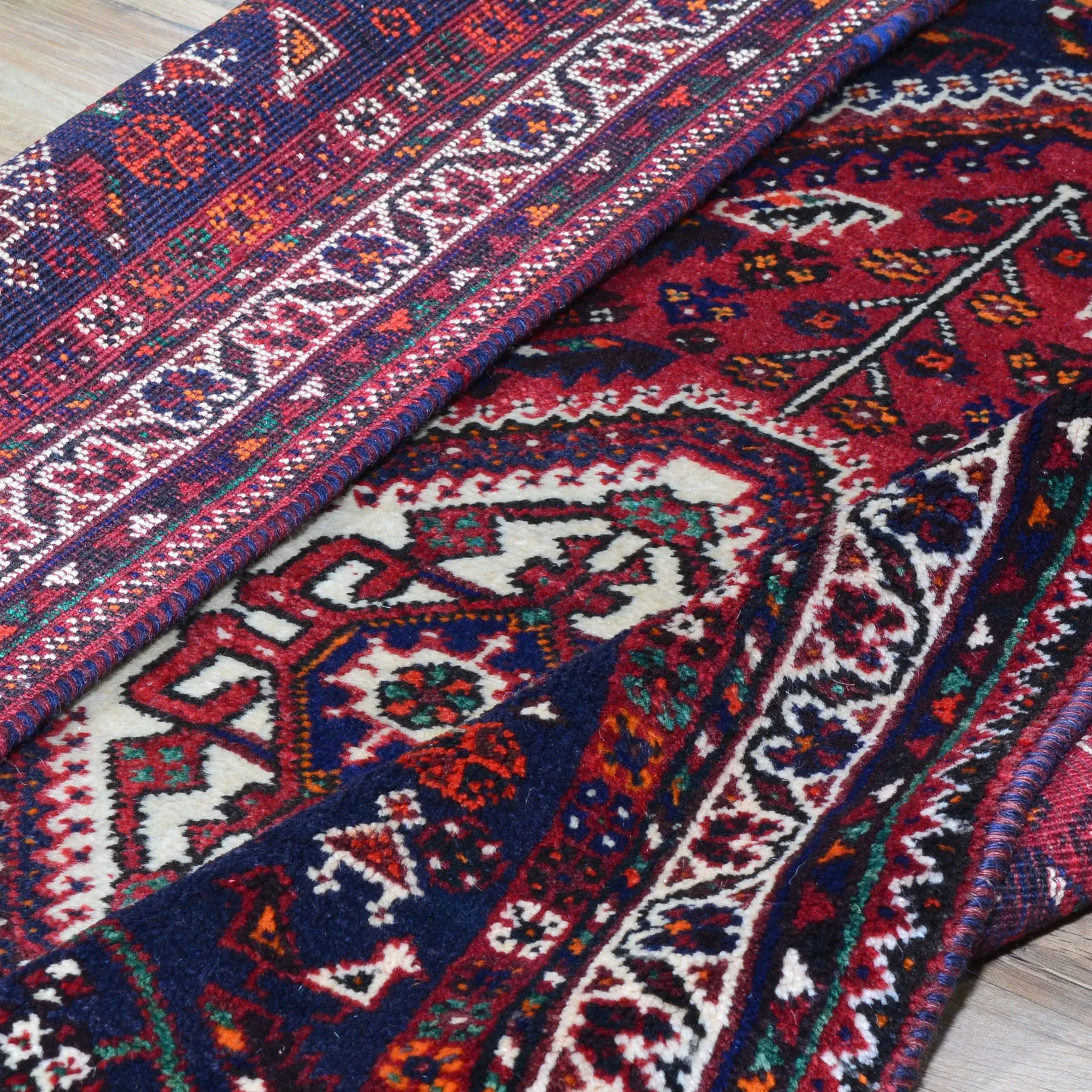 Hand-Knotted Oriental Persia Tribal Wool Rug (Size 3.11 X 5.3) Cwral-7800