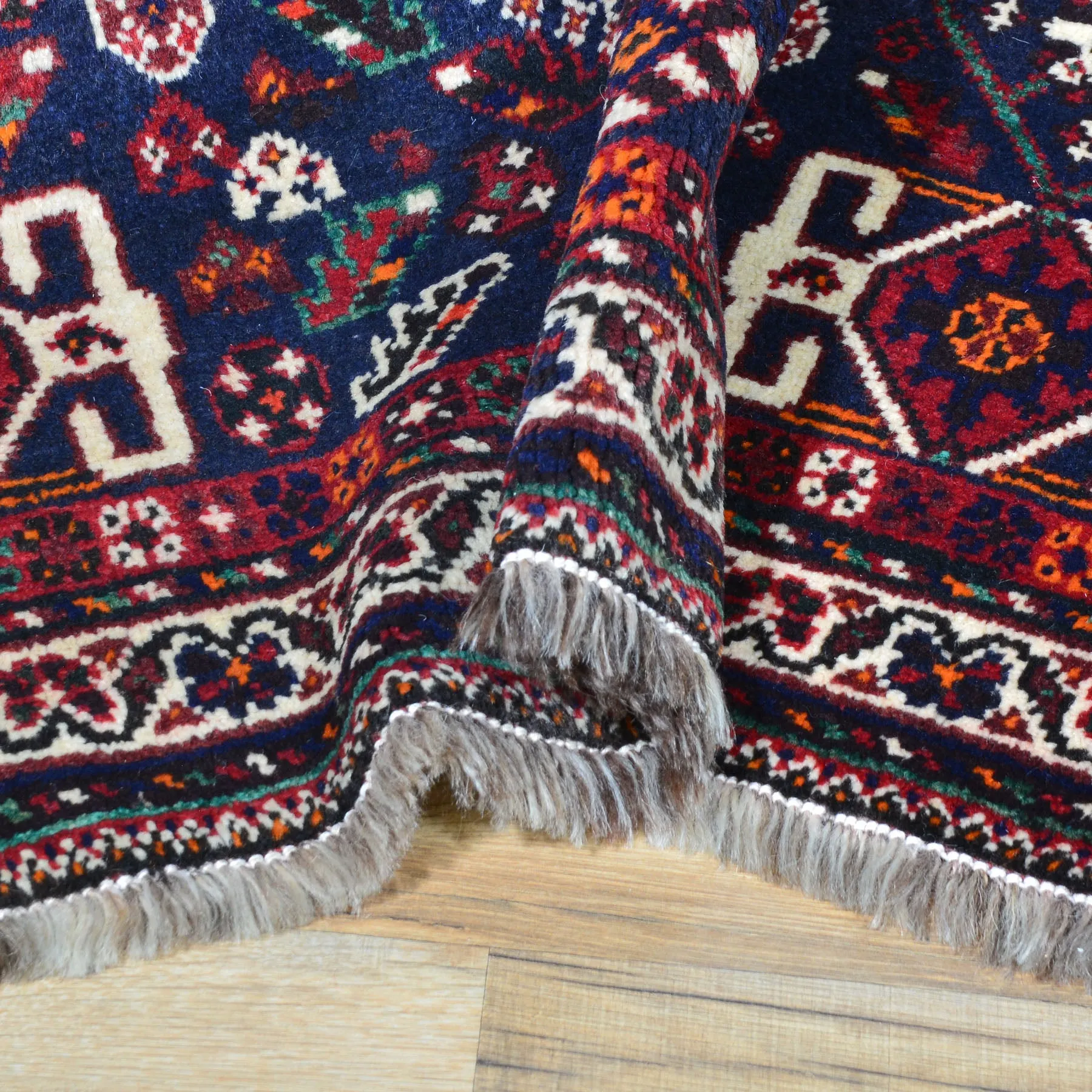 Hand-Knotted Oriental Persia Tribal Wool Rug (Size 3.11 X 5.3) Cwral-7800