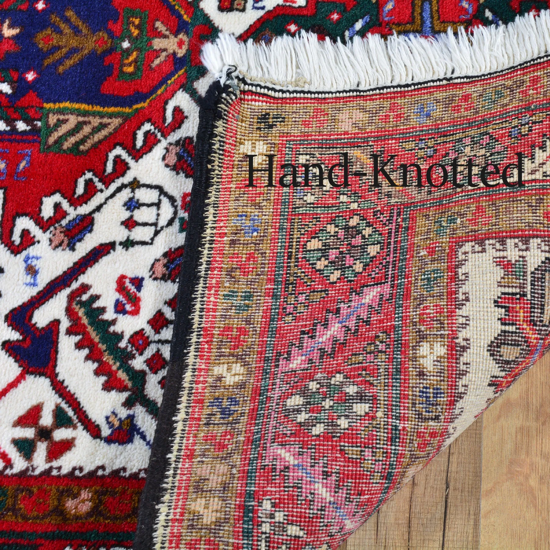 Hand-Knotted Oriental Tribal Traditional Design Handmade Wool Rug (Size 3.10 X 5.5) Brral-4713