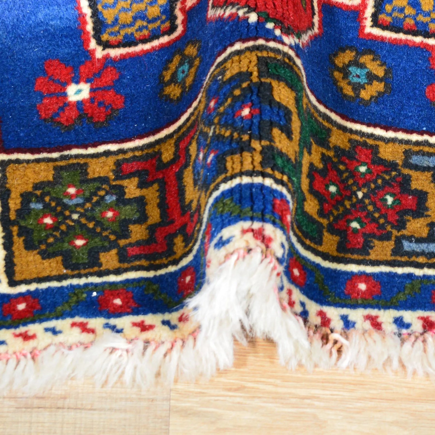 Hand-Knotted Oriental Tribal Turkish Wool Rug (Size 1.8 X 3.6) Cwral-8034
