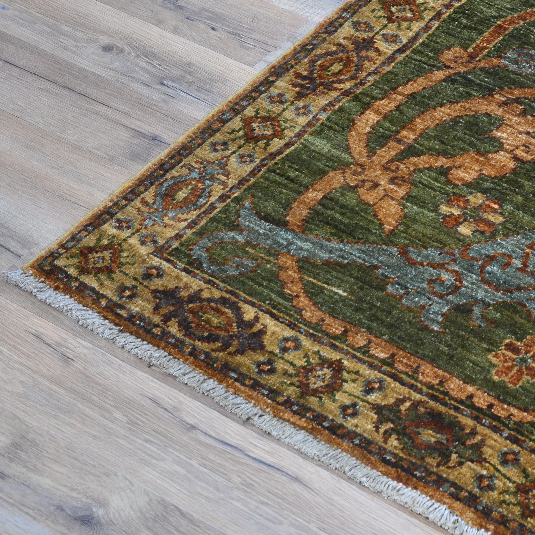 Hand-Knotted  Oushak Traditional Design Wool Chobi Rug (Size 9.1 X 11.7) Cwral-8472