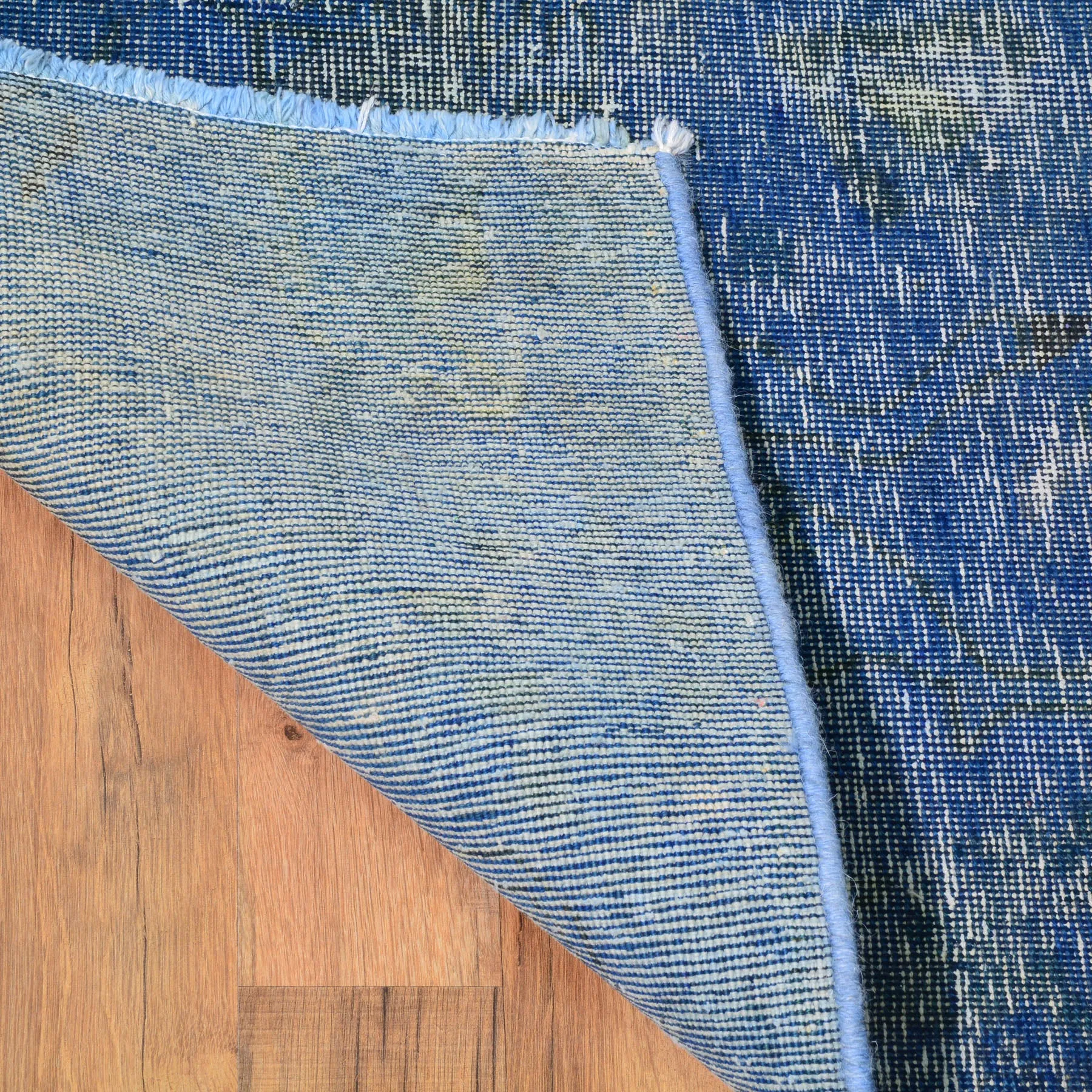 Hand-Knotted Overdyed Persian Traditional Handmade Wool Rug (Size 3.3 X 4.3) Brrsf-84