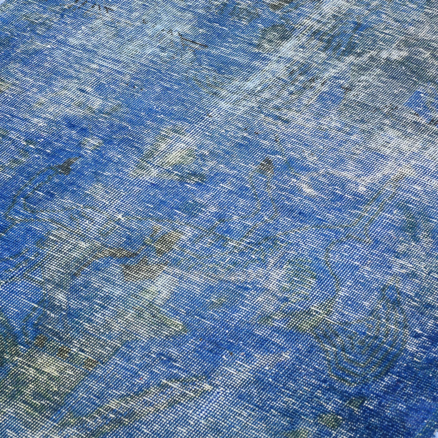 Hand-Knotted Overdyed Persian Traditional Handmade Wool Rug (Size 3.3 X 4.3) Brrsf-84