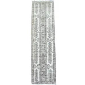 Hand-Knotted Peshawar Chobi Handmade Wool Southwestern Design Rug (Size 2.8 X 9.6) Cwral-9906