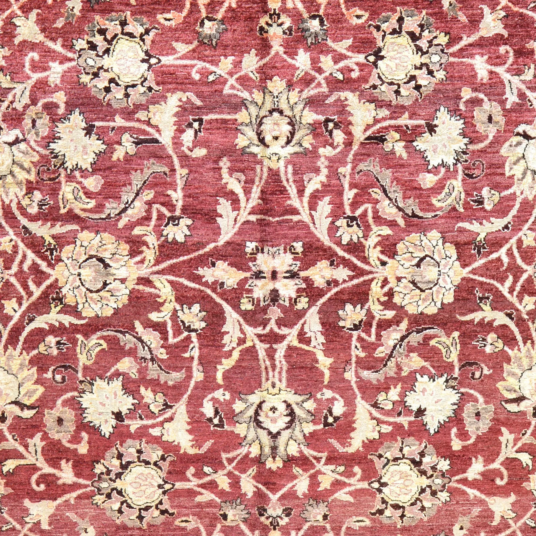 Hand-Knotted Peshawar Chobi Traditional Oushak Wool Rug (Size 8.10 X 11.6) Brral-3915