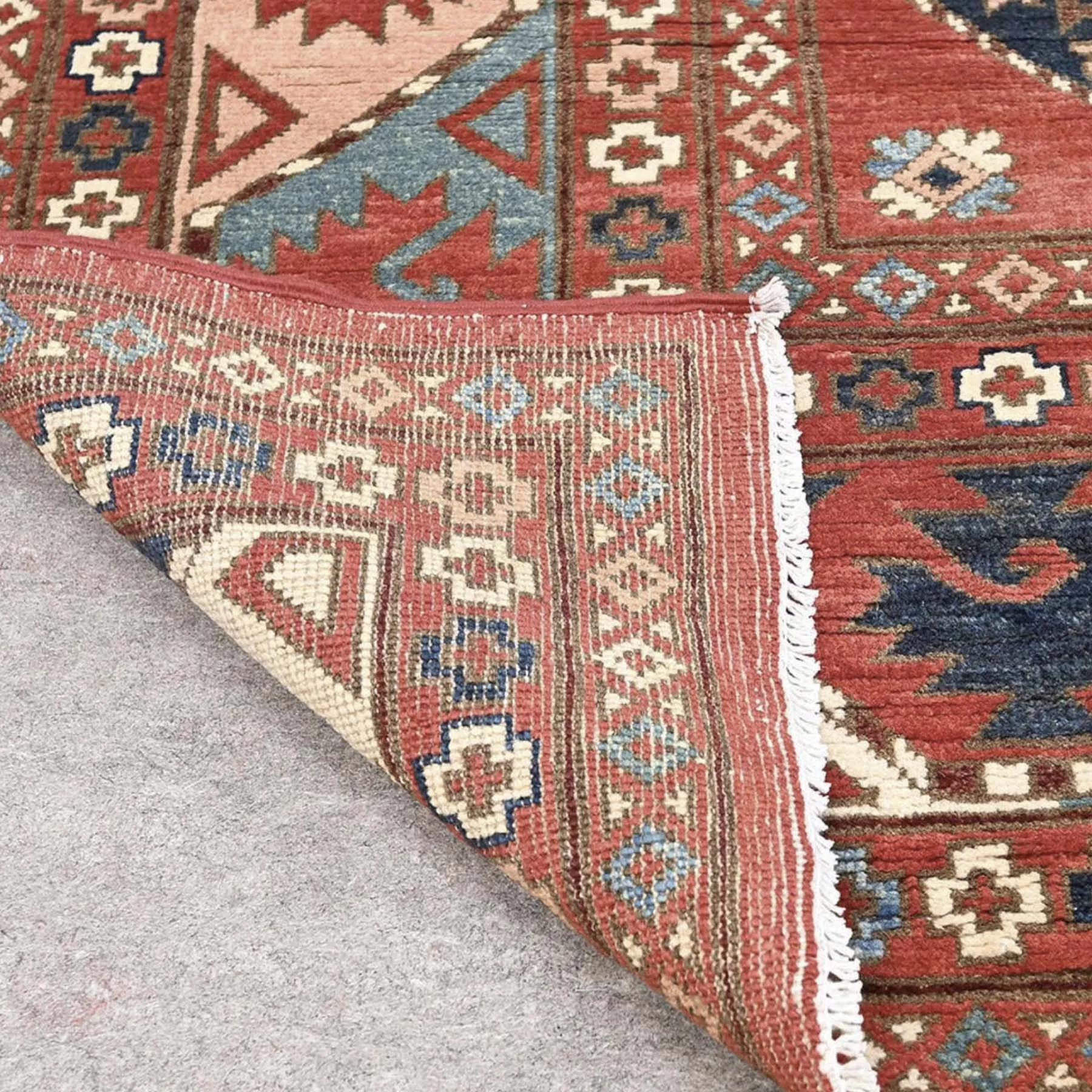 Hand-Knotted Peshawar Ersari Handmade Wool Rug (Size 8.2 X 9.10) Cwral-10569